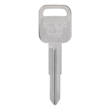 Hillman HILLMAN Traditional Key Automotive Key Blank B74 Double For Isuzu, PK10 83418